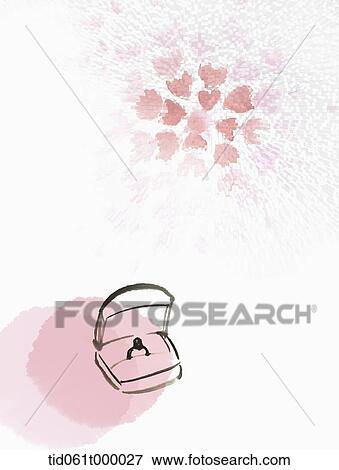 painting of a box of wedding ring View Large Photo Image Stock Photo - painting of a box of wedding ring. Fotosearch