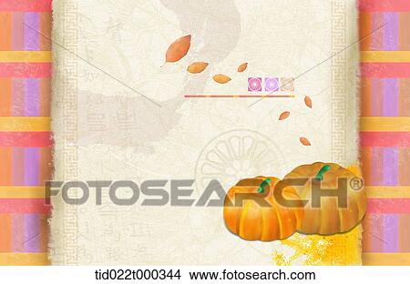 ppt template illustration of Korean design and pumpkin View Large Photo Image Picture - ppt template illustration of Korean design and pumpkin. Fotosearch