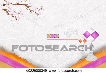 ppt template illustration of Korean traditional design View Large Photo Image Stock Photo - ppt template illustration of Korean traditional design . Fotosearch
