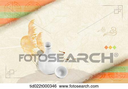 ppt template illustration of Korean makgeolli View Large Photo Image Stock Photograph - ppt template illustration of Korean makgeolli . Fotosearch