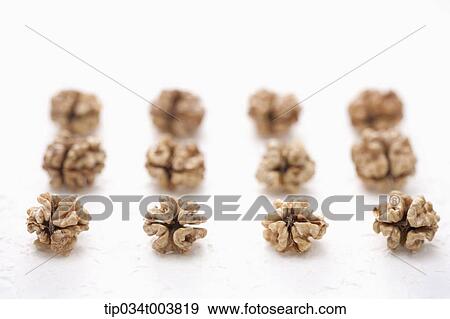 walnuts in a pattern View Large Photo Image Stock Photo - walnuts in a pattern. Fotosearch