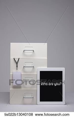 a drawer and a tablet View Large Illustration Stock Illustration - a drawer and a tablet. Fotosearch