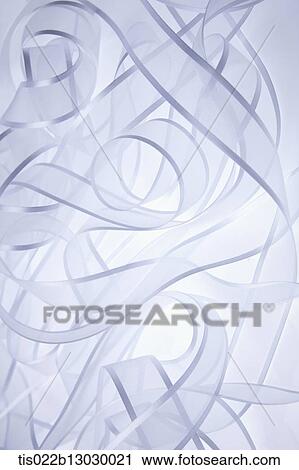 Clip Art - a gray ribbon. Fotosearch