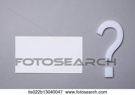 a question mark and a blank paper View Large Illustration Stock Illustration - a question mark and a blank paper. Fotosearch