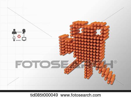 a video camera made out of orange bars View Large Illustration Stock Illustration - a video camera made out of orange bars. Fotosearch