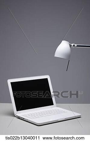 Clip Art - a white laptop. Fotosearch