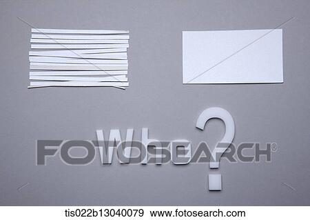 an empty paper and the word who View Large Illustration Stock Illustration - an empty paper and the word who. Fotosearch