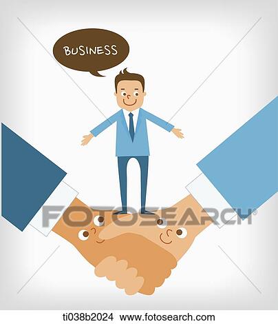 an illustration of a business man View Large Illustration Stock Illustration - an illustration of a business man. Fotosearch