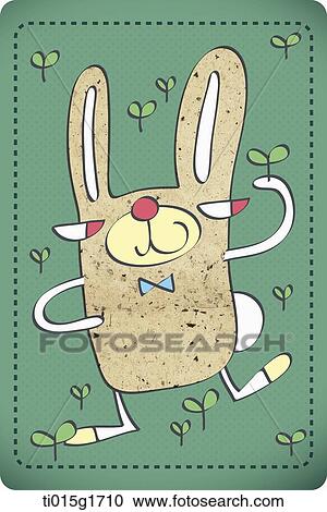 an illustration of a rabbit View Large Illustration Clipart - an illustration of a rabbit. Fotosearch