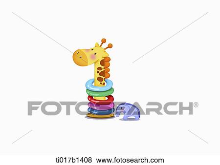 Stock Illustration - an illustration of baby toys. Fotosearch