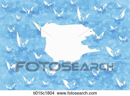 an illustration of butterfly shapes View Large Illustration Stock Illustration - an illustration of butterfly shapes. Fotosearch