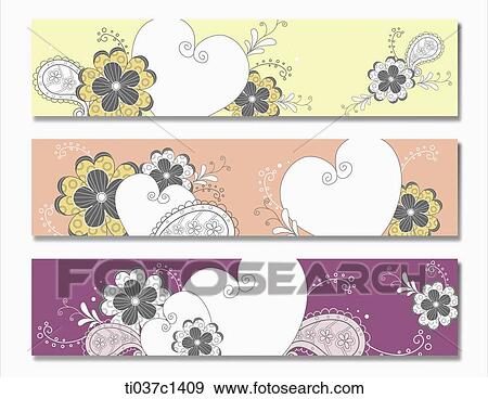 an illustration of cards with flowers View Large Illustration Stock Illustration - an illustration of cards with flowers. Fotosearch