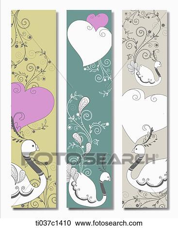 an illustration of cards with peacocks View Large Illustration Clipart - an illustration of cards with peacocks. Fotosearch