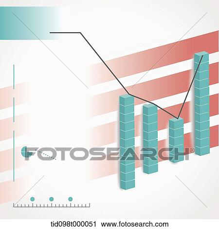 Clip Art - an illustration of different charts. Fotosearch