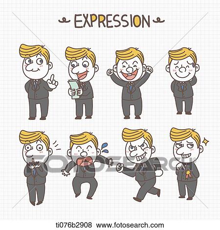 an illustration of different expressions View Large Illustration Stock Illustration - an illustration of different expressions. Fotosearch