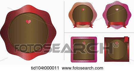 an illustration of different name tags View Large Illustration Clip Art - an illustration of different name tags. Fotosearch
