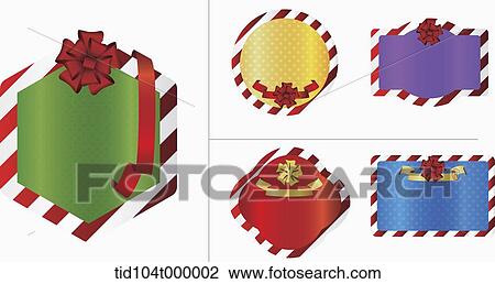 an illustration of different name tags View Large Illustration Drawing - an illustration of different name tags. Fotosearch