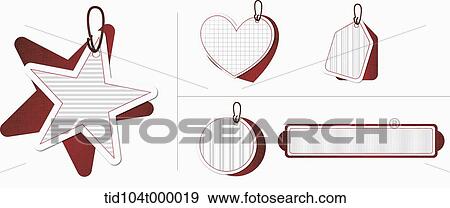an illustration of different name tags View Large Illustration Stock Illustration - an illustration of different name tags. Fotosearch