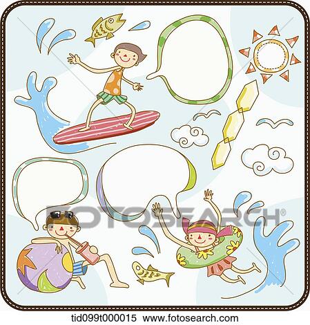 an illustration of different people with speech bubbles View Large Illustration Stock Illustration - an illustration of different people with speech bubbles. Fotosearch