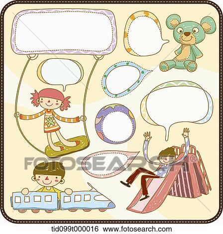 an illustration of different people with speech bubbles View Large Illustration Stock Illustration - an illustration of different people with speech bubbles. Fotosearch