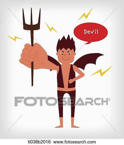 an illustration of the devil View Large Illustration Stock Illustration - an illustration of the devil. Fotosearch