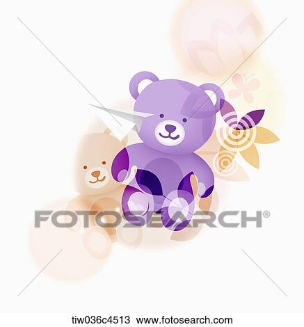 artistic design of bear View Large Illustration Drawing - artistic design of bear. Fotosearch
