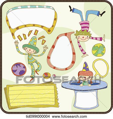 characters with speech bubbles of magic View Large Illustration Stock Illustration - characters with speech bubbles of magic. Fotosearch