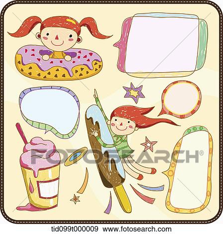 characters with speech bubbles of summer View Large Illustration Stock Illustration - characters with speech bubbles of summer. Fotosearch