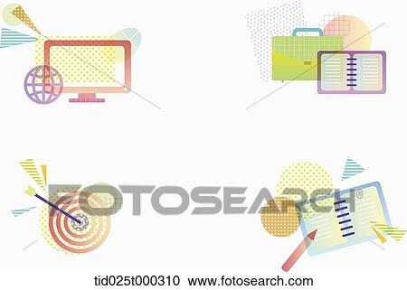 colourful illustration set View Large Illustration Clipart - colourful illustration set . Fotosearch