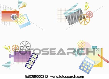 colourful illustration set View Large Illustration Drawing - colourful illustration set . Fotosearch