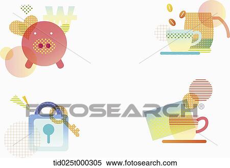 colourful illustration set View Large Illustration Stock Illustration - colourful illustration set . Fotosearch