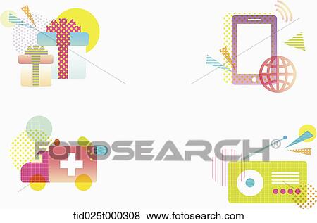 colourful illustration set View Large Illustration Stock Illustration - colourful illustration set . Fotosearch