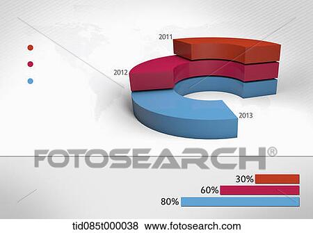 different color pie charts on top of each other View Large Illustration Stock Illustration - different color pie charts on top of each other. Fotosearch
