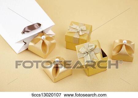 Stock Illustration - gift boxes and gift bags. Fotosearch