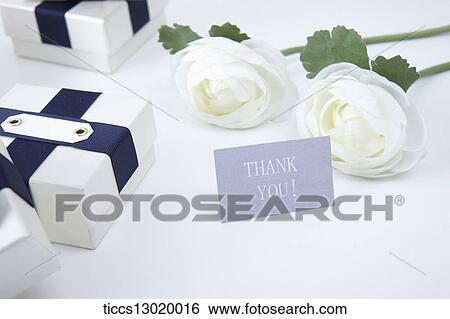 Stock Illustration - gift boxes with blue ribbons . Fotosearch