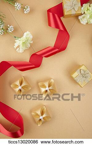 Stock Illustration - gift making ingredients. Fotosearch