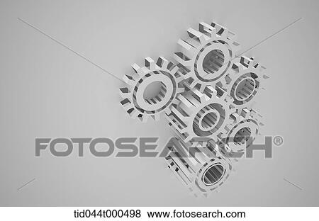 graphic illustration of gears View Large Illustration Stock Illustration - graphic illustration of gears. Fotosearch
