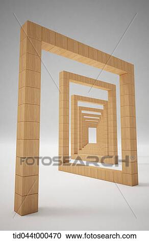 graphic illustration of unique continuous doors View Large Illustration Clipart - graphic illustration of unique continuous doors. Fotosearch