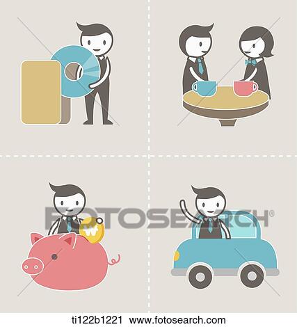 illustration characters in meeting View Large Illustration Clip Art - illustration characters in meeting. Fotosearch