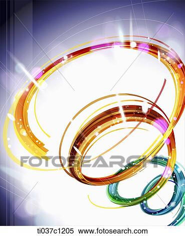illustration design painting of spiral lines View Large Illustration Stock Illustration - illustration design painting of spiral lines. Fotosearch