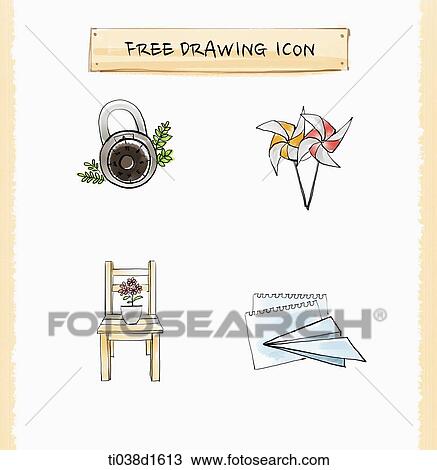 illustration drawing of icons View Large Illustration Drawing - illustration drawing of icons. Fotosearch