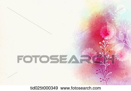 illustration letter template of dreamlike background with flowers View Large Illustration Stock Illustration - illustration letter template of dreamlike background with flowers. Fotosearch