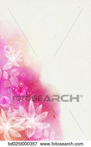 illustration letter template of dreamlike background with flowers View Large Illustration Stock Illustration - illustration letter template of dreamlike background with flowers. Fotosearch