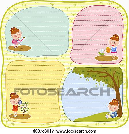 illustration memo template View Large Illustration Stock Illustration - illustration memo template . Fotosearch