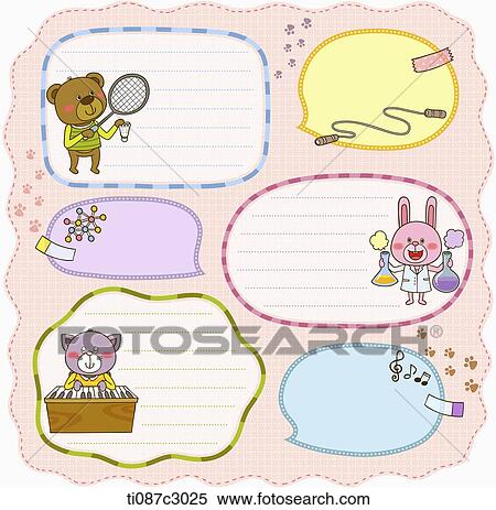 illustration memo template View Large Illustration Stock Illustration - illustration memo template . Fotosearch