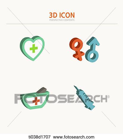 illustration of 3d icons View Large Illustration Stock Illustration - illustration of 3d icons. Fotosearch