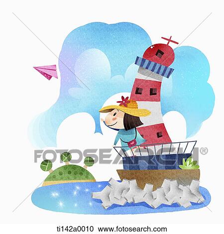 illustration of a girl in the church View Large Illustration Clipart - illustration of a girl in the church. Fotosearch