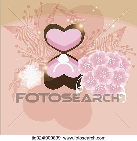 Stock Illustration - illustration of a wedding. Fotosearch
