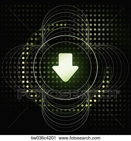 illustration of arrow in the dark View Large Illustration Clip Art - illustration of arrow in the dark. Fotosearch
