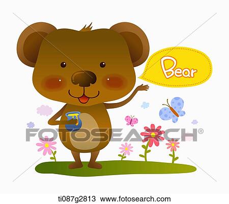 illustration of bear View Large Illustration Drawing - illustration of bear. Fotosearch